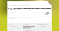 Desktop Screenshot of haderslev-rosenbakken.dk